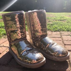 Sequin Ugg Boots
